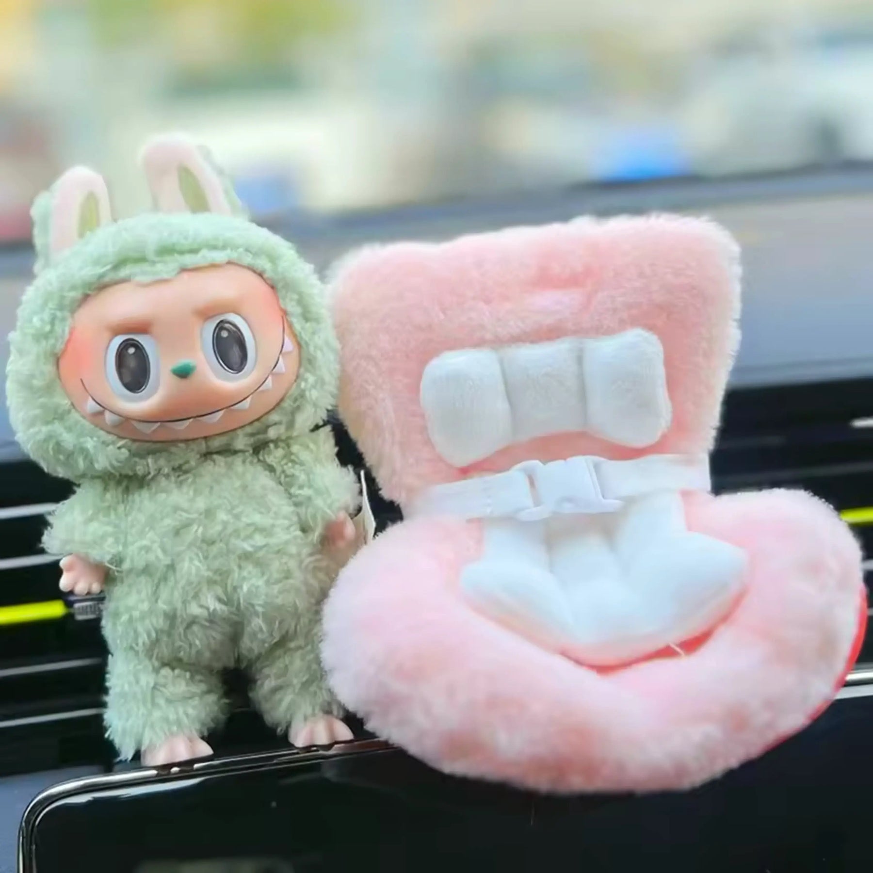 Acessório Assento de Carro para Labubu - ZBaby