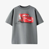 Camiseta Infantil Relâmpago Mcqueen Corrida