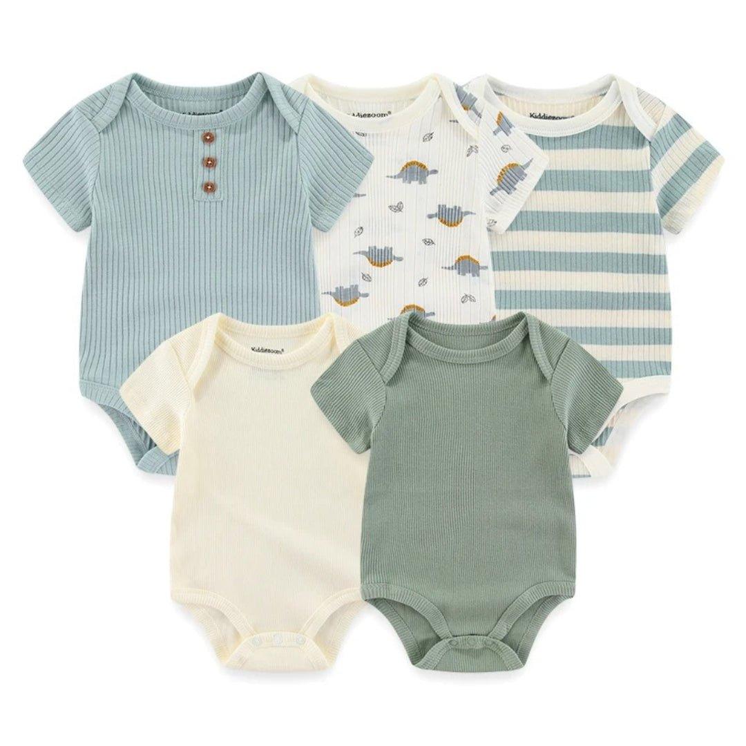 Kit Enxoval Body Bebê 5 Peças Unissex - ZBaby