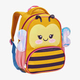 Kit Mochila Infantil Abelha Menina com Lancheira e Estojo Escolar