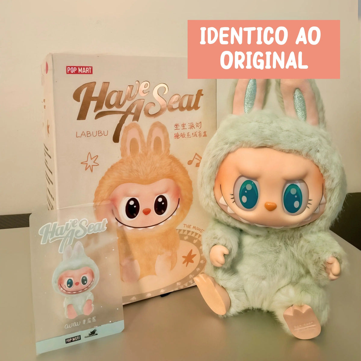 Labubu Popmart The Monsters - Coleção Have a Seat - ZBaby