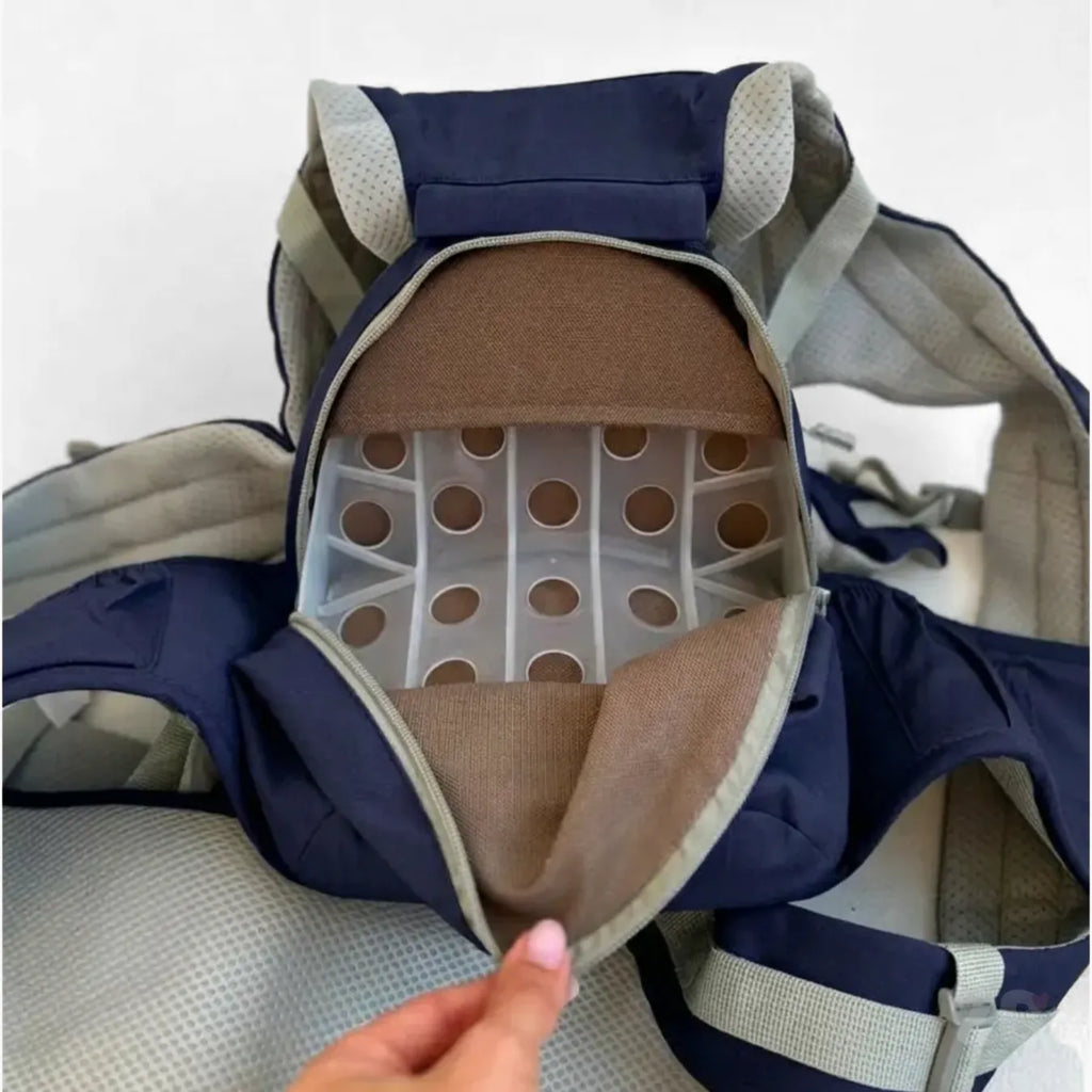 Canguru Ergonômico para Bebê com Assento Confortável - Mãos Livres 0 a 36 Meses