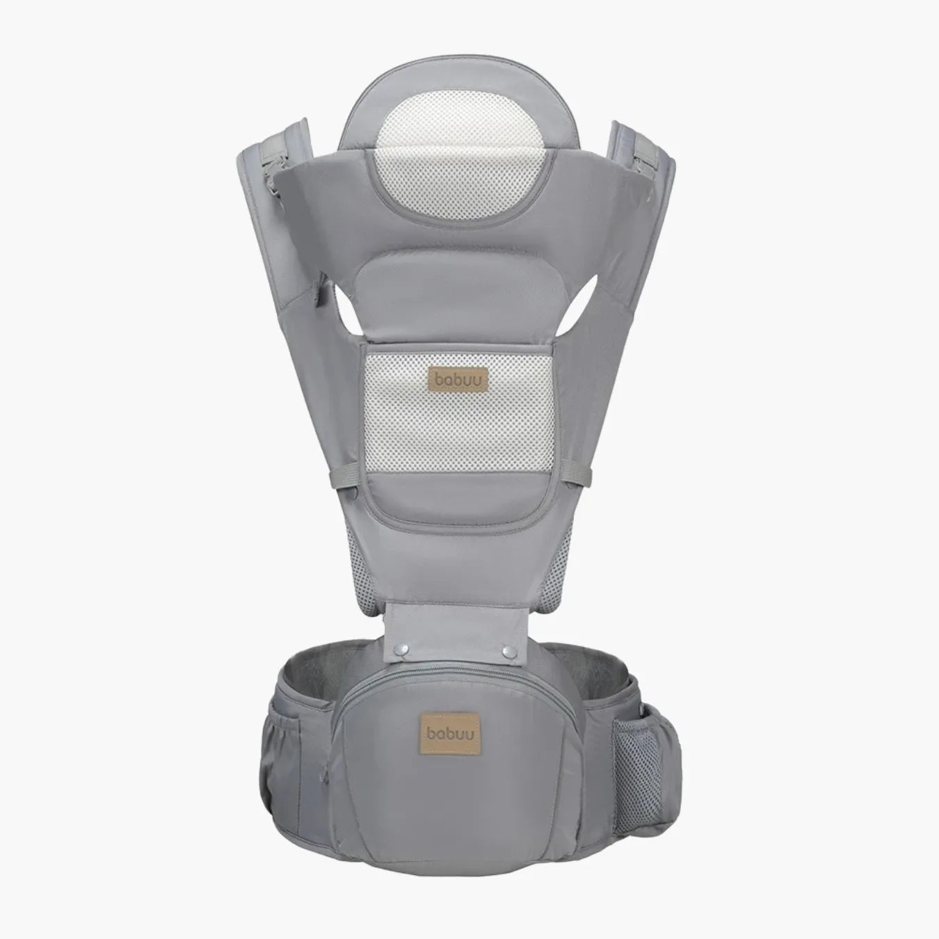 Canguru Ergonômico para Bebê com Assento Confortável - Mãos Livres 0 a 36 Meses