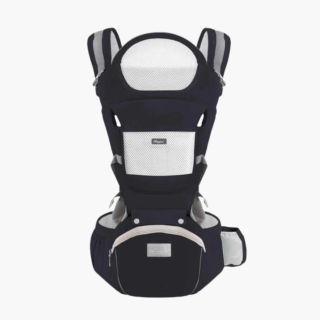 Canguru Ergonômico para Bebê com Assento Confortável - Mãos Livres 0 a 36 Meses