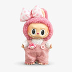 Kit Roupa Macacão Rosa e Acessório para Labubu Popmart