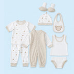 Kit Enxoval Bebê 8 Peças Unissex