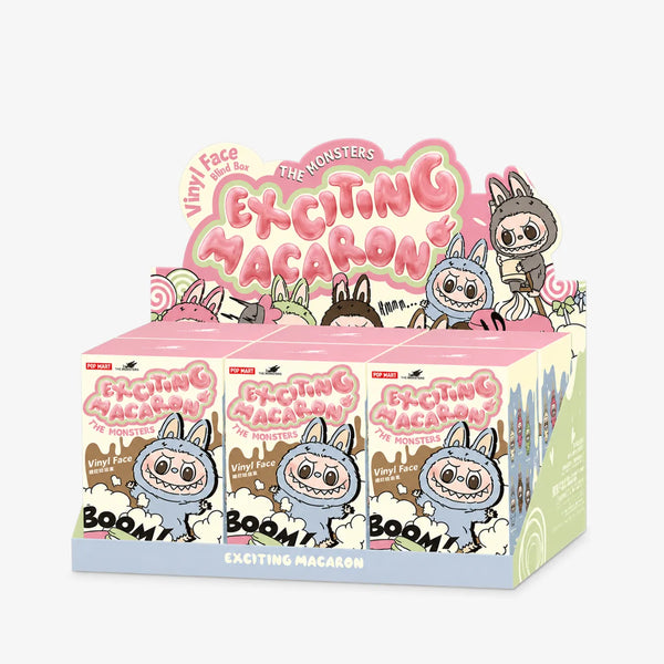 LABUBU 新品 Exciting Macaron 6点セット Chaveiro Labubu Brasil Pop Mart – Coleção Excinting Macaron – ZBaby