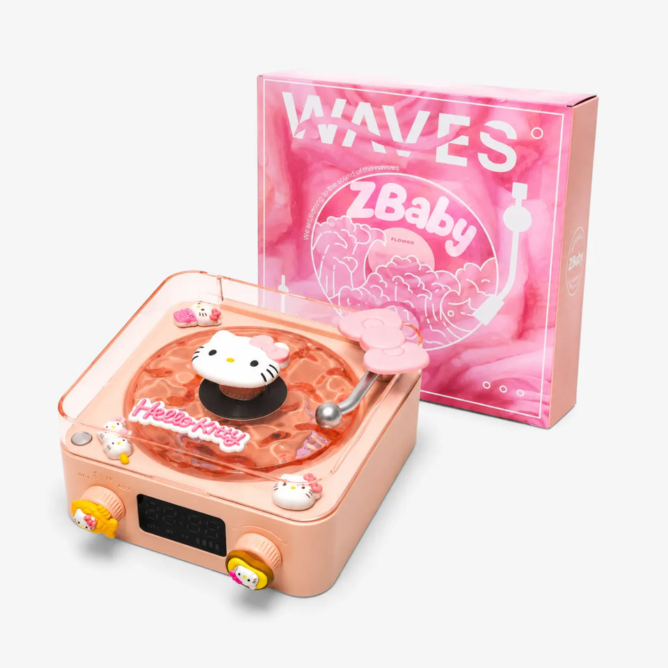 Luminária Caixa de Som Hello Kitty - Bluetooth com Led RGB