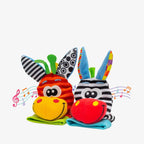 Kit Meia e Pulseira Chocalho para Bebês