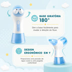 Irrigador Nasal Elétrico Velcura™ com Enxágue e Coleta de Resíduos