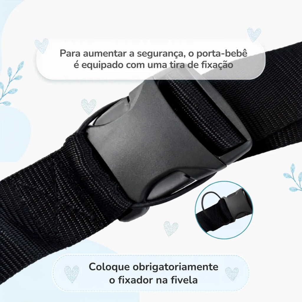Canguru de Ombro para Bebê Sling Ajustável Colo Mais Leve