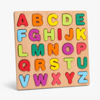 Brinquedo Montessori Quebra Cabeça Alfabético de Madeira