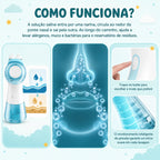 Irrigador Nasal Elétrico Velcura™ com Enxágue e Coleta de Resíduos