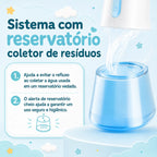 Irrigador Nasal Elétrico Velcura™ com Enxágue e Coleta de Resíduos