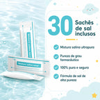 Irrigador Nasal Elétrico Velcura™ com Enxágue e Coleta de Resíduos