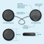 Faixa Fone de Ouvido Infantil Bluetooth para Dormir e Viajar - Bichinhos