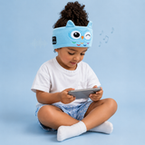 Faixa Fone de Ouvido Infantil Bluetooth para Dormir e Viajar - Bichinhos