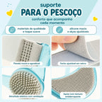 Suporte de Pescoço Ajustável 360° - Apoio de Conforto para Celular e Estudo