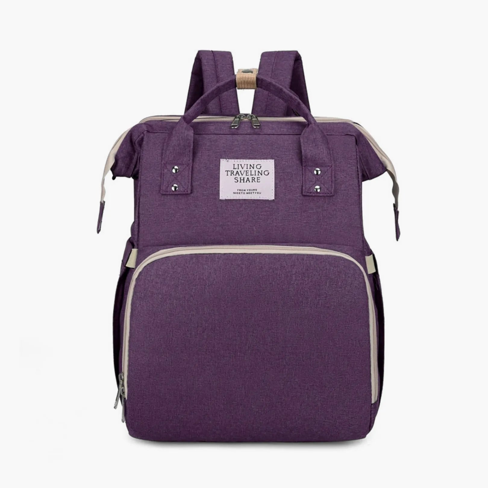 Bolsa Maternidade 2 em 1 com Trocador e Berço Portátil Dobrável para Bebê