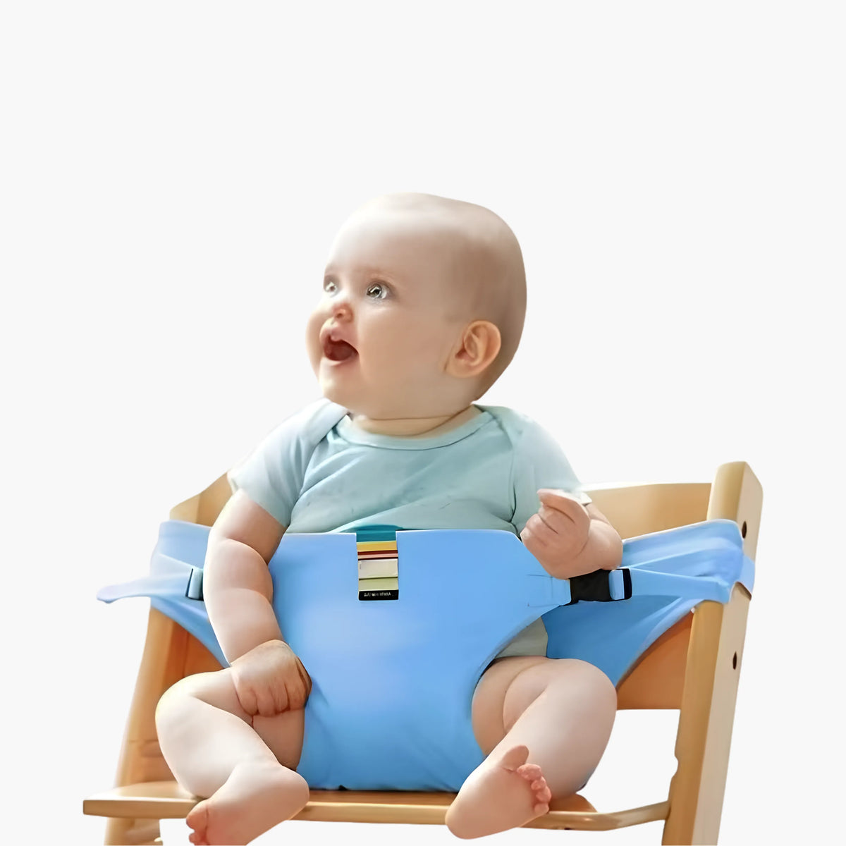 Cinto de Alimentação Portátil para Bebê - Cadeirinha de Tecido para Restaurante e Viagem