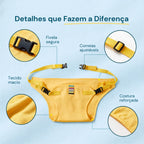 Cinto de Alimentação Portátil para Bebê - Cadeirinha de Tecido para Restaurante e Viagem