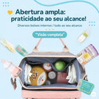 Bolsa Maternidade 2 em 1 com Trocador e Berço Portátil Dobrável para Bebê