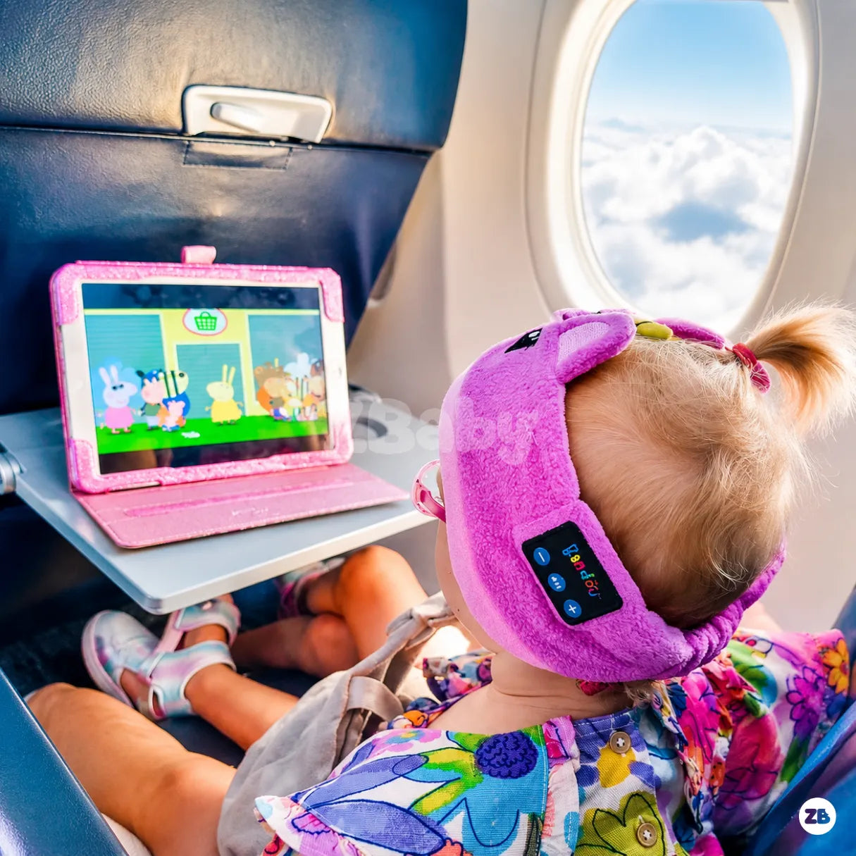 Faixa Fone de Ouvido Infantil Bluetooth para Dormir e Viajar - Bichinhos