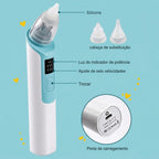 Aspirador Nasal Elétrico Recarregável para Bebês com Bico de Silicone Macio ZBaby™