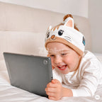 Faixa Fone de Ouvido Infantil Bluetooth para Dormir e Viajar - Bichinhos