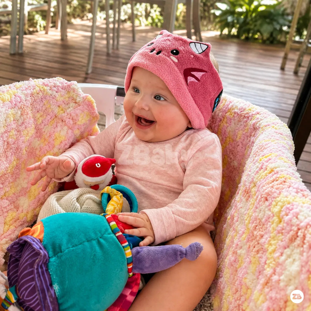 Faixa Fone de Ouvido Infantil Bluetooth para Dormir e Viajar - Bichinhos