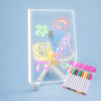 Quadro Mágico Infantil LuzPad Anti-Telas com Luz LED e Apaga Fácil