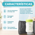 Aquecedor de Mamadeira Portátil Recarregável USB | Leite na Temperatura Certa