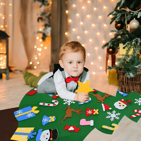 Árvore de Natal Infantil Montessori de Feltro - ZBaby