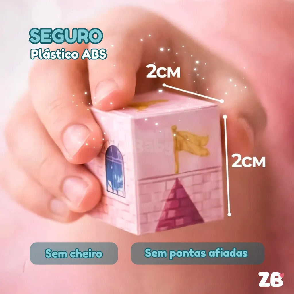 Blocos Magnéticos de Montar 3D - Brinquedo Educativo Anti - Telas - ZBaby