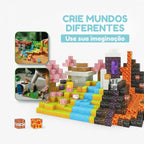 Blocos Magnéticos de Montar 3D - Brinquedo Educativo Anti - Telas - ZBaby