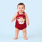 Body Bebê Natal de Rena Sem Mangas - ZBaby