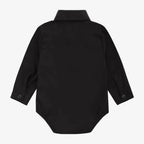 Body Bebê Natal Preto com Gravata - ZBaby