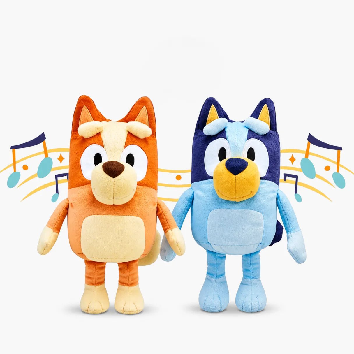 Brinquedo de Pelúcia Bluey Infantil - Canta e Fala em Inglês - ZBaby