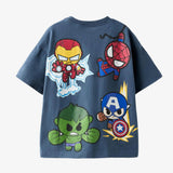 Camiseta Infantil Super Hérois Marvel Vingadores