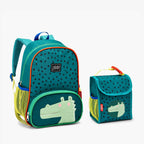 Kit Mochila Infantil Jacaré com Lancheira Escolar - ZBaby