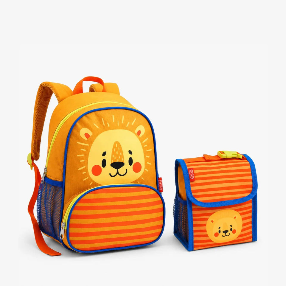 Kit Mochila Infantil Leão com Lancheira Escolar - ZBaby
