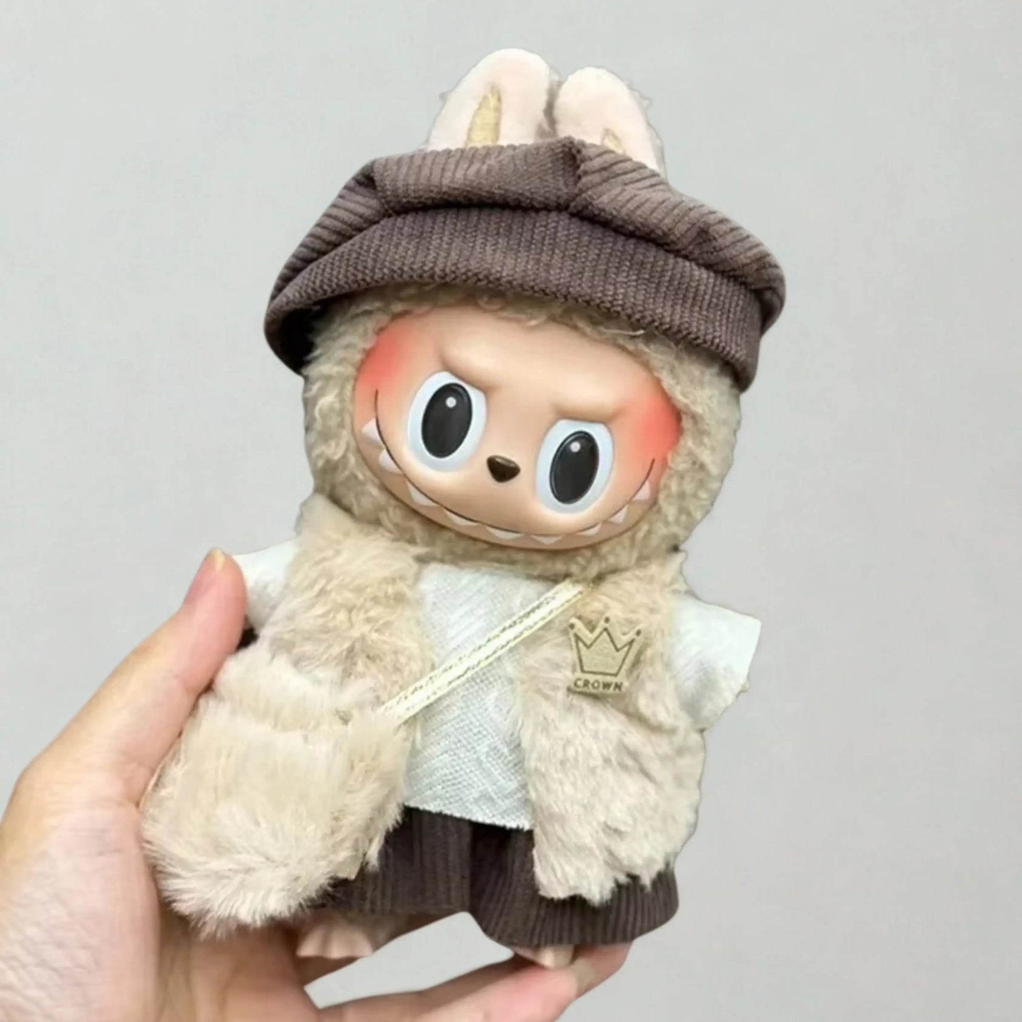 Kit Roupa de Frio e Acessório para Labubu Popmart - ZBaby