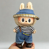 Kit Roupa Jeans e Acessório para Labubu Popmart