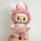 Kit Roupa Macacão Rosa e Acessório para Labubu Popmart - ZBaby