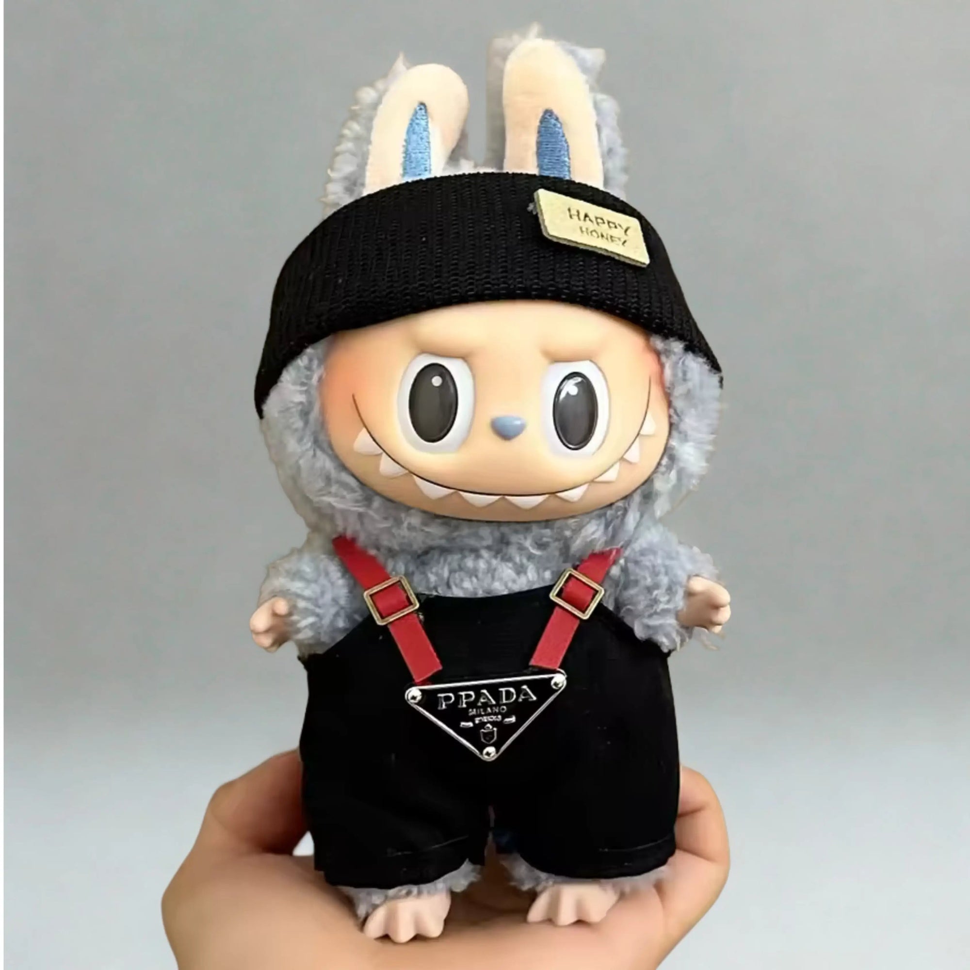 Kit Roupa Prada e Acessório para Labubu Popmart - ZBaby