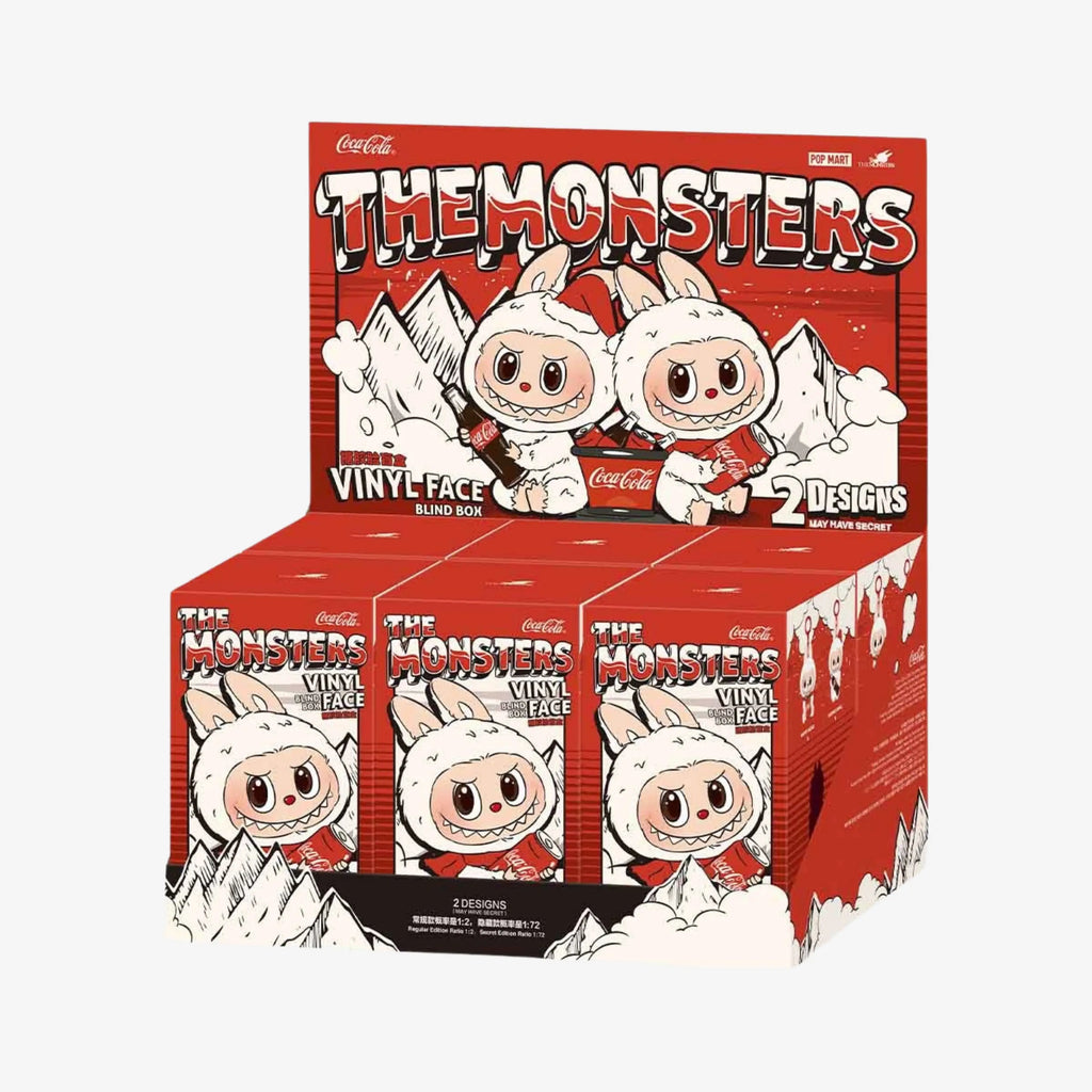 Labubu Caixa Aleatória The Monsters - Coleção Especial Coca Cola Popmart