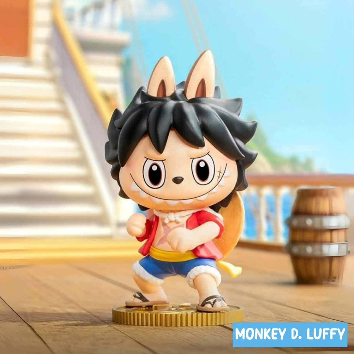 Boneco Labubu Popmart One Piece (Réplica Premium) - Toy Art Rara