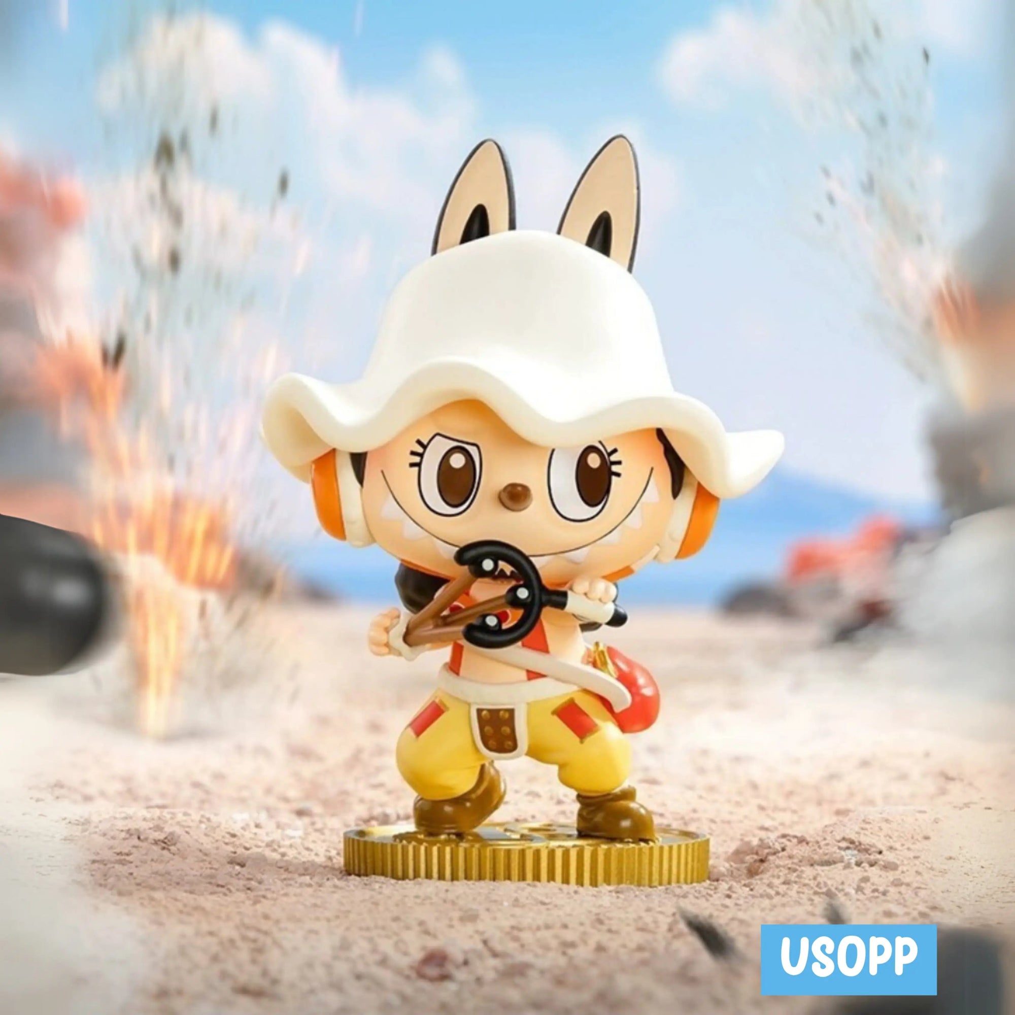 Boneco Labubu Popmart One Piece (Réplica Premium) - Toy Art Rara Boneco Labubu Popmart One Piece (Réplica Premium) - Toy Art Rara
