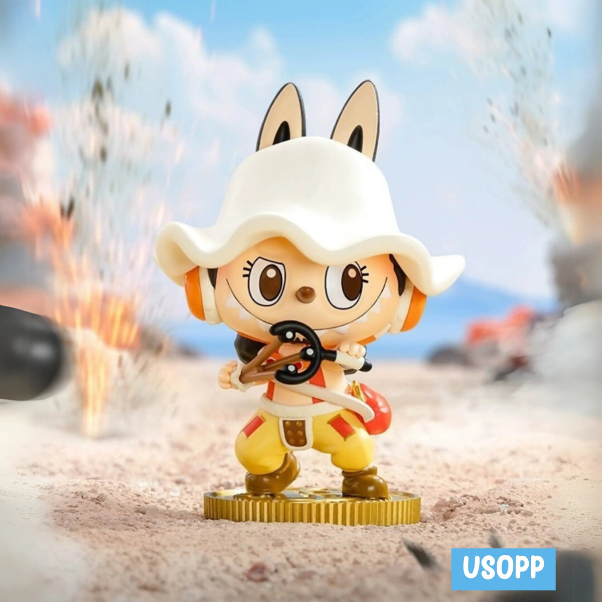 Boneco Labubu Popmart One Piece (Réplica Premium) - Toy Art Rara
