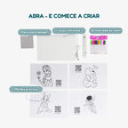 Lousa Mágica LED LuzPad™ - Tablet Infantil Educativo Anti - Telas - ZBaby